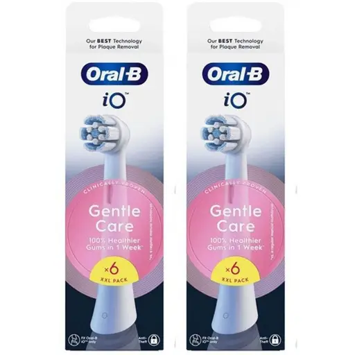 Oral-B iO Gentle Care brush head, 6 pcs, black