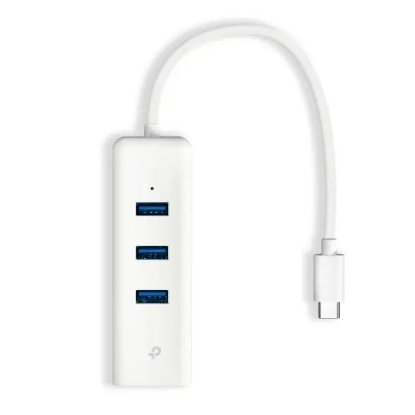 Tinklo Plokštė - TP-Link UE330C USB-C 3.0 Gigabit Ethernet Balta – 2