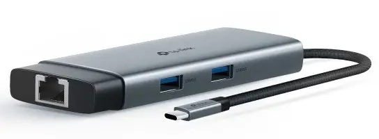 USB Hub - TP-Link UH6120C 6-Port HDMI Ethernet USB Type-C Hublis Pilkas – 2