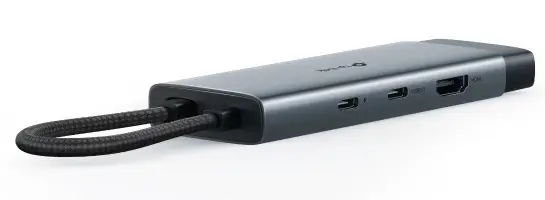 USB Hub - TP-Link UH6120C 6-Port HDMI Ethernet USB Type-C Hublis Pilkas – 3
