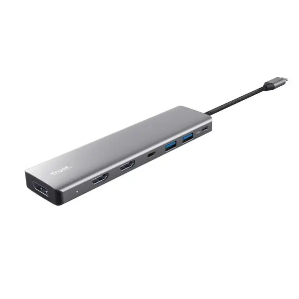 Trust 25661 sąsajos šakotuvas C tipo USB Aliuminis – 6