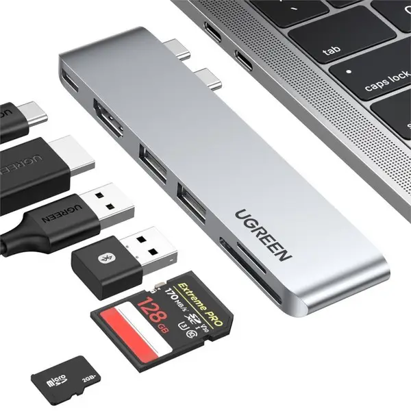 HUB 2XUSB-C 1XUSB-C HDM I 2XUSB SD MICROSD – 2