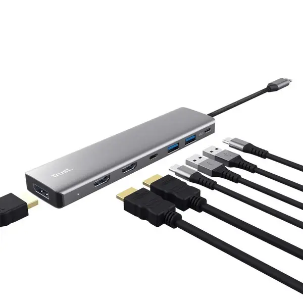 Trust 25661 sąsajos šakotuvas C tipo USB Aliuminis – 2