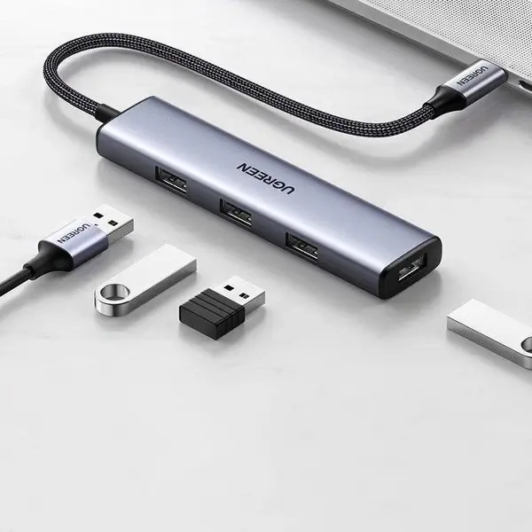 Ugreen USB Type-C šakotuvas - 4× USB 3.2 Gen 1 Sidabrinis – 2