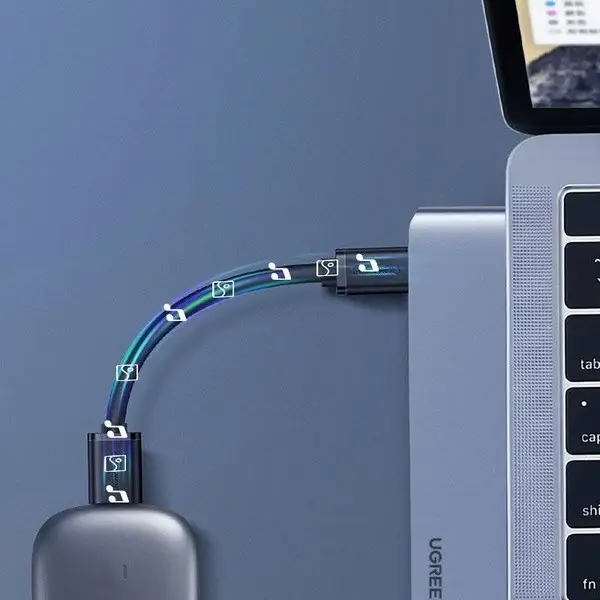 Ugreen 60559 knyginių kompiuterių dokas / jungčių replikatorius USB 3.2 Gen 1 (3.1 Gen 1) Type-C Sidabras – 11
