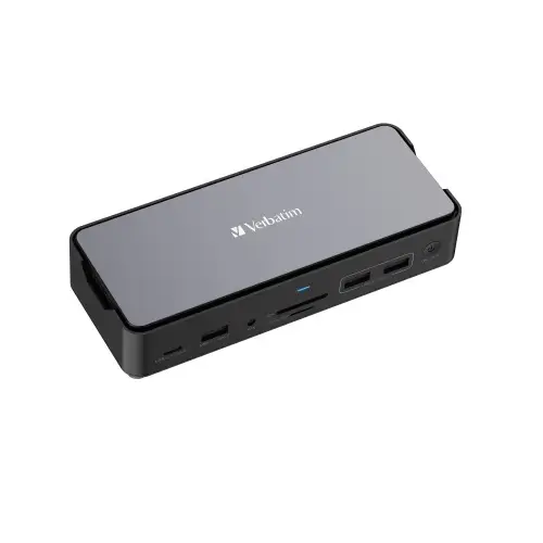 Verbatim 32174 CDS-15SSD USB-C Pro Jungčių stotelė 15 Ports, 256GB SSD, Pilka/Juoda – 11