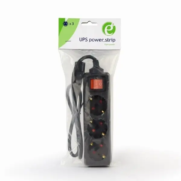 UPS ACC CABLE POWER EXT. 0.6M/3OUTL. EG-PSU3-01 GEMBIRD – 13