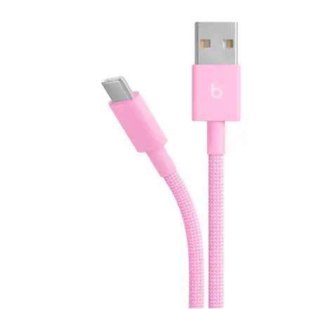 Apple USB-A to USB-C Woven Cable (1.5m) - Power Pink – 4