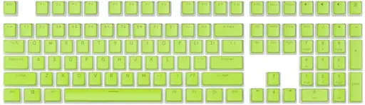 Royal Kludge Pudding PBT Keycaps - (104 vnt., Apple green, PBT, ANSI, UK layout)