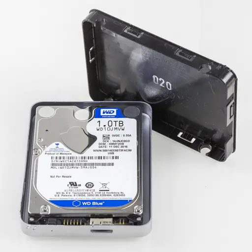 WD My Passport 2TB USB-C Blue portable HDD