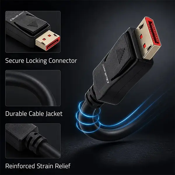 DisplayPort cable M/M v2.1 40G 2m – 13