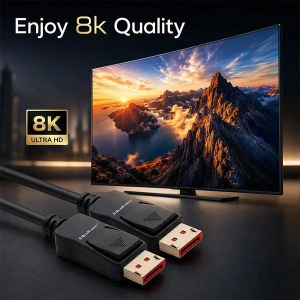 DisplayPort cable M/M v2.1 54G 2m – 3