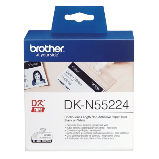 Brother DK-N55224 Black on White