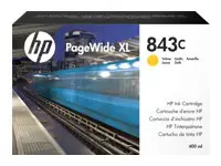 HP 843C ink cartridge yellow 400ml PageWide