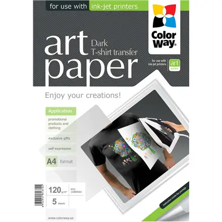 ART T-shirt transfer (dark) Photo Paper