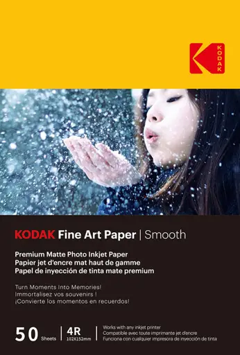 Kodak photo paper 10x15 Fine Art Smooth 230g 50 sheets