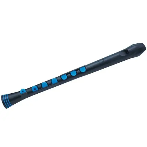 NUVO Recorder+ sopraninis tiesusis fleitas, juodai mėlynas