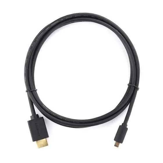 Ugreen 30104 HDMI kabelis 3 m HDMI D tipo (Mikro) HDMI A tipo (standartinis) Juoda – 2