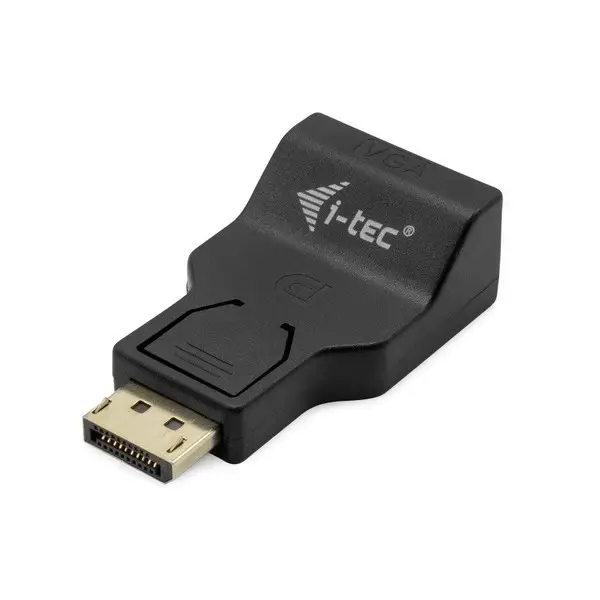 I-TEC Adapter DisplayPort to VGA resolution Full-HD 1920x1080/60 Hz gold-plated DP-connector – 2