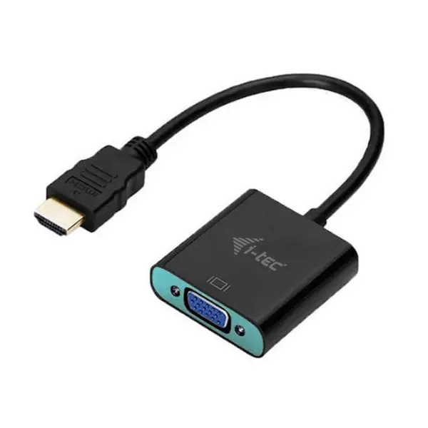 I-TEC Adapter HDMI to VGA resolution Full-HD 1920x1080/60 Hz Cable 15 cm gilded HDMI-connector – 3