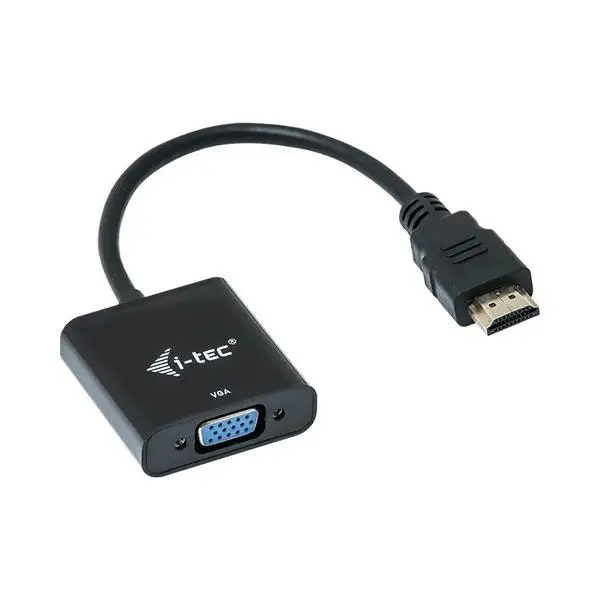 I-TEC Adapter HDMI to VGA resolution Full-HD 1920x1080/60 Hz Cable 15 cm gilded HDMI-connector – 4