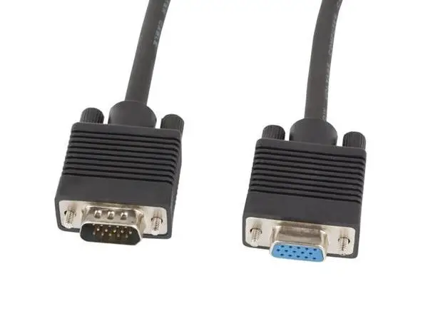 LANBERG CA-VGAC-10CC-0018-B+ extension cable VGA M/F shielded with ferrite 1.8m black – 3