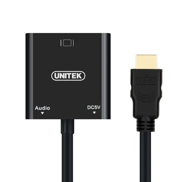 UNITEK Y-6333 Unitek HDMI to VGA adapter + audio Y-6333 – 3