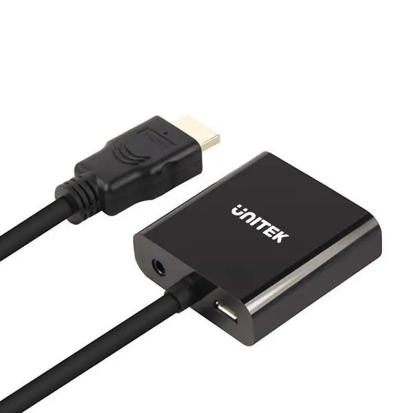 UNITEK Y-6333 Unitek HDMI to VGA adapter + audio Y-6333 – 6