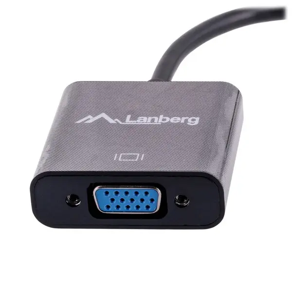 LANBERG AD-0006-BK adapter mini Displayport M ->VGA F cable – 5