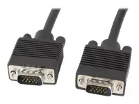 LANBERG CA-VGAC-10CC-0030-B cable VGA M/M shielded with ferrite 3m black – 2