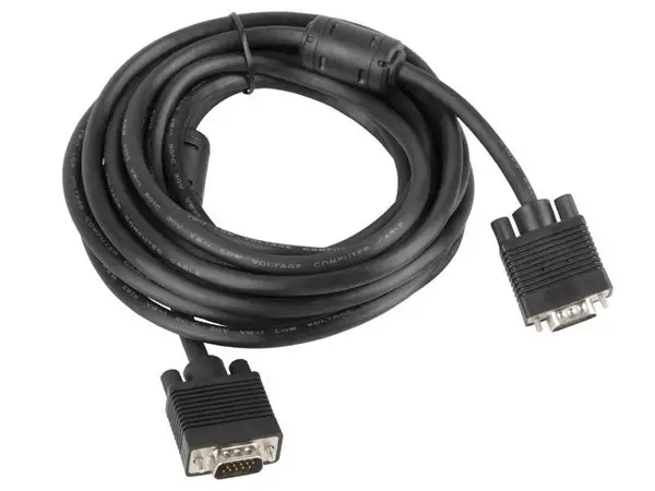 LANBERG CA-VGAC-10CC-0030-B cable VGA M/M shielded with ferrite 3m black – 5