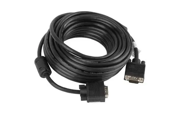 LANBERG CA-VGAC-10CC-0100-B cable VGA M/M shielded with ferrite 10m black – 2
