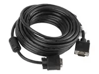 LANBERG CA-VGAC-10CC-0100-B cable VGA M/M shielded with ferrite 10m black – 5