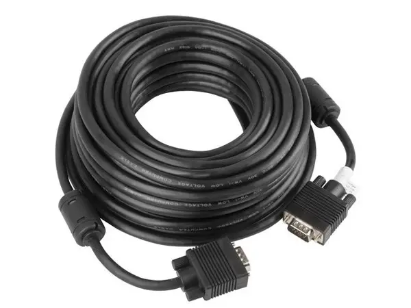 LANBERG CA-VGAC-10CC-0100-B cable VGA M/M shielded with ferrite 10m black – 6