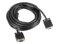 LANBERG CA-VGAC-10CC-0050-B cable VGA M/M shielded with ferrite 5m black – 2