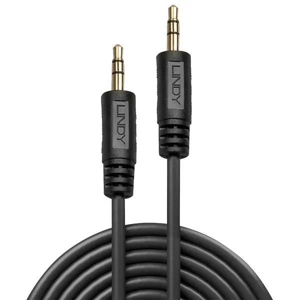 Garso Kabelis - Lindy 3,5 Mm Stereo Jack Kištukas M/M, 0,25 M – 3