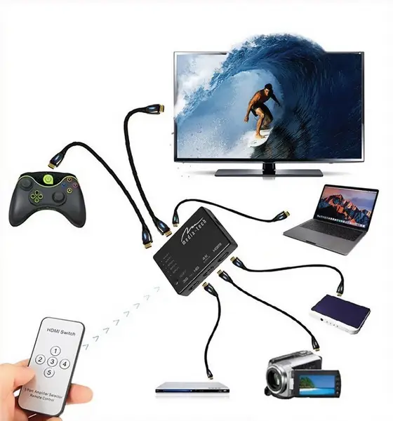MEDIATECH MT5207 5xHDMI SWITCH 4K MT5207 – 4