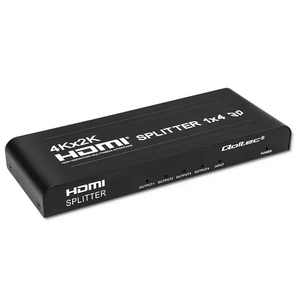 Qoltec 51798 Aktyvus HDMI skirstytuvas 4 x HDMI 4K x 2K – 4