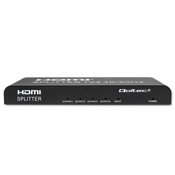 Qoltec 51799 Aktyvus HDMI skirstytuvas 4 x HDMI 4K x 2K – 6