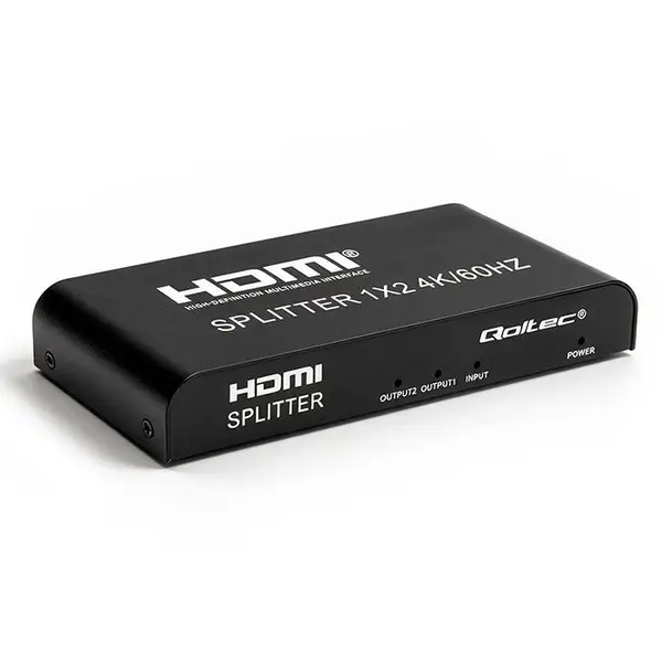 Qoltec 51797 Aktyvus HDMI skirstytuvas 2 x HDMI 4K x 2K – 2