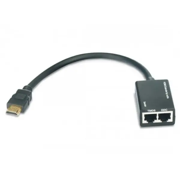 TECHLY 301153 HDMI extender by Cat.5e/6 cable up to 30m – 3