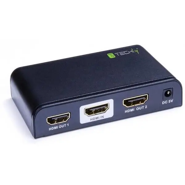 TECHLY 023974 Techly AV HDMI 2.0 splitter 1x2 UHD 4Kx2K 3D AC power – 2