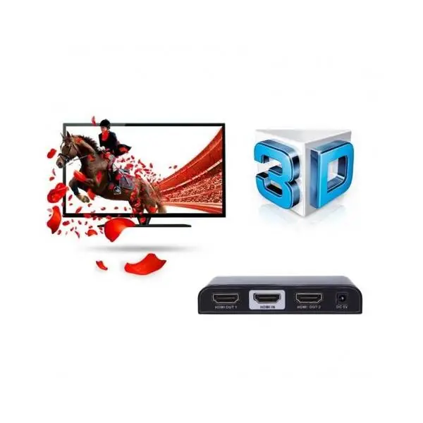 TECHLY 023974 Techly AV HDMI 2.0 splitter 1x2 UHD 4Kx2K 3D AC power – 5