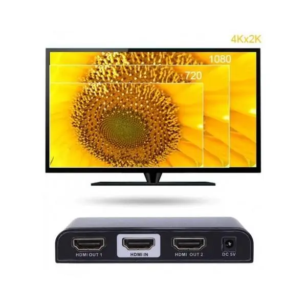 TECHLY 023974 Techly AV HDMI 2.0 splitter 1x2 UHD 4Kx2K 3D AC power – 6