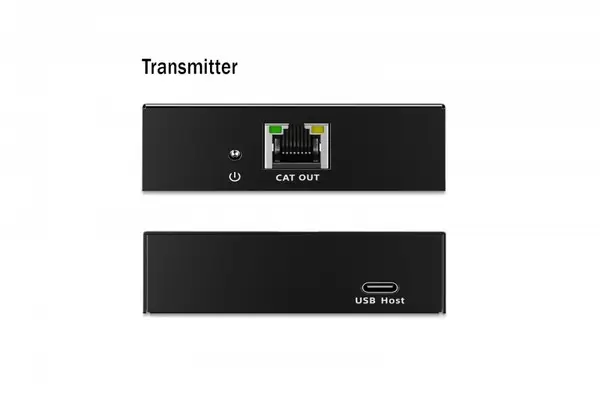 DIGITUS USB Extender USB 3.2 Gen1 100m 3x USB-A & 1x USB-C for use with CAT cable – 3