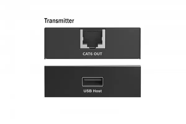 Category 6 UTP USB 2.0 Extender up to 150m, 4× USB-A up to 480 Mbps, 1× RJ45 (Gigabit Ethernet) - Kit (Receiver/Transmitter) – 4