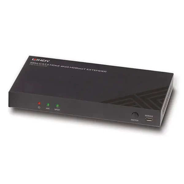 AV Imtuvas - LINDY Cat.6 HDMI 4K60 HDBaseT Imtuvas, Garsui, IR, RS-232, 100 m – 3