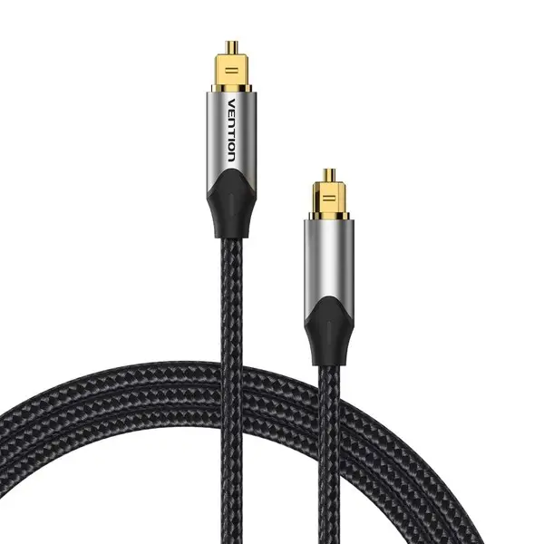 Vention BAVHI garso kabelis 3 m „Toslink“ Aliuminis, Pilka – 3