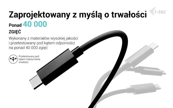 USB-C Charging Cable 1.8m TB5/Black – 4