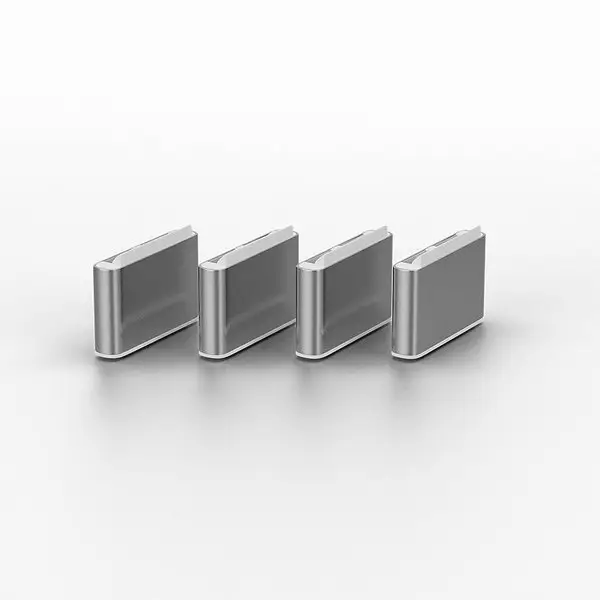 USB Priedas - LINDY USB C Prievado Blokatoriai, ABS, 8.25x5.15x2.4mm, Balti, 10 vnt. – 2